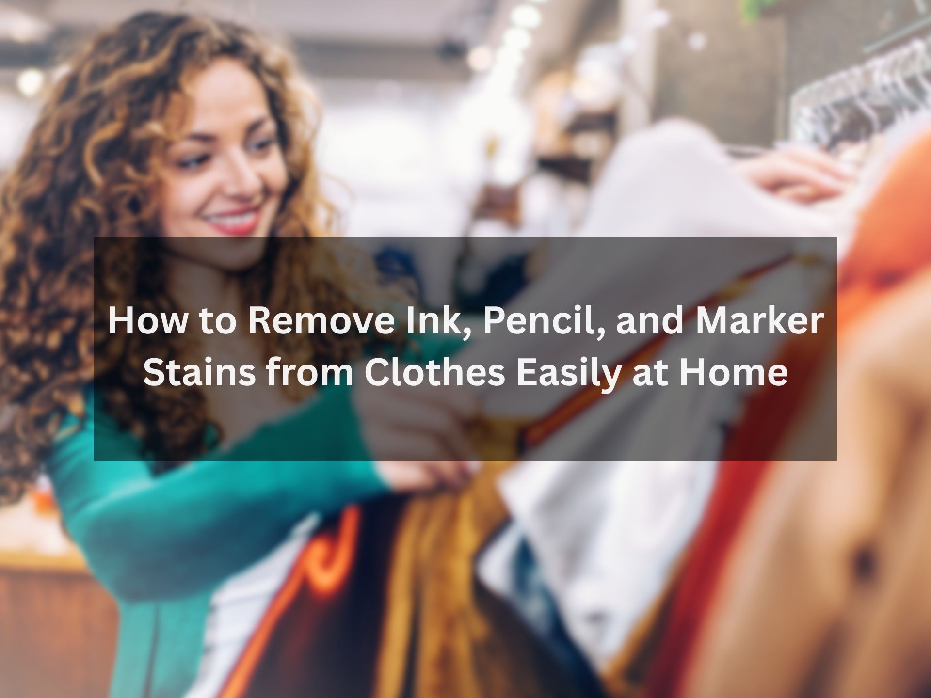 How to Remove Ink, Pencil, and Marker Stains
